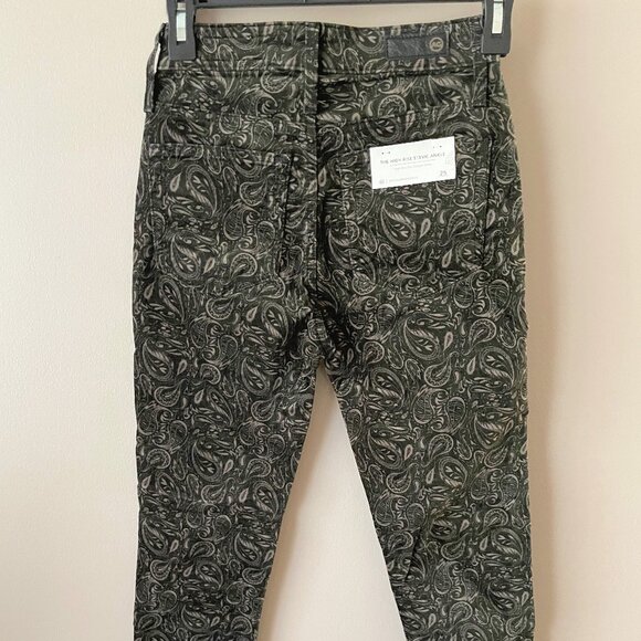 Anthropologie AG The Stevie Velvet High-Rise Skinny Jeans Ankle Slim Pants 24 25 - Picture 7 of 10
